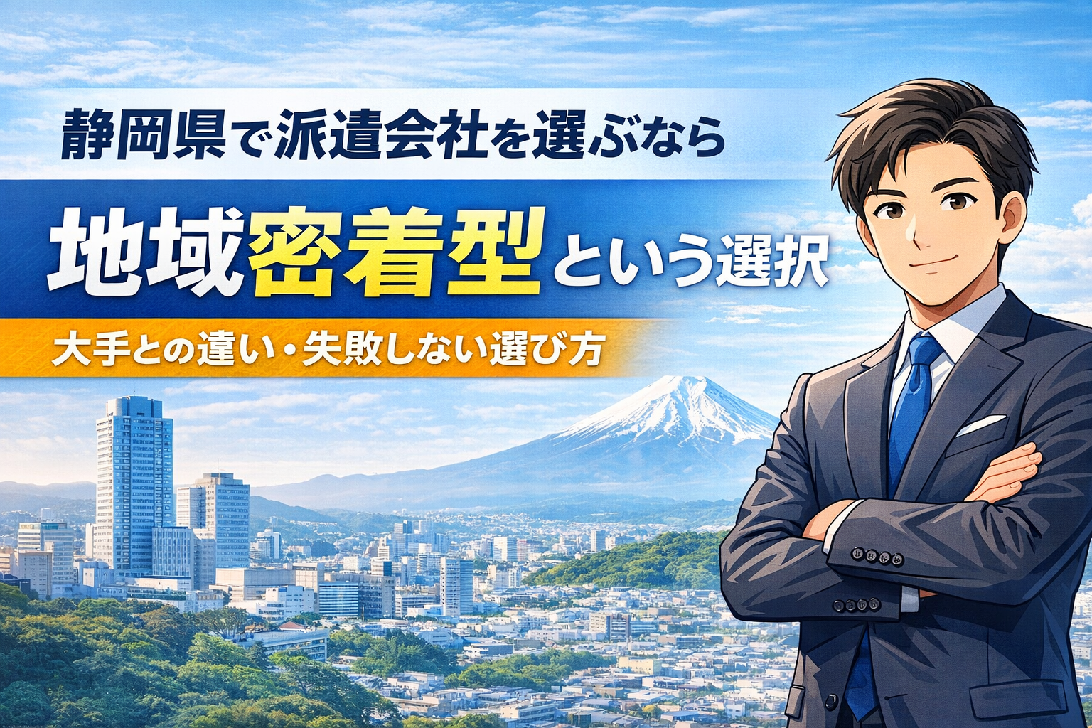 静岡県で派遣会社を選ぶときのポイント｜地域密着型企業の強みとは